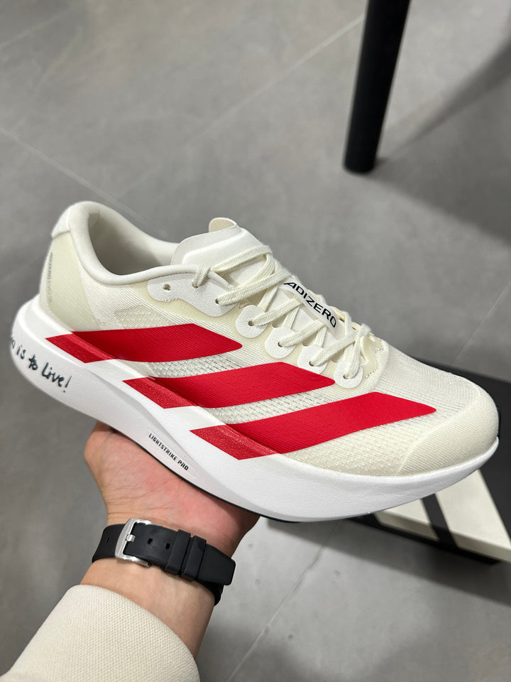 adidas Adizero Lightstrike Pro Running Shoes White Red