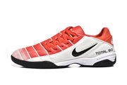 Nike Total 90 Indoor Soccer Shoes White and Red