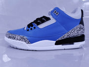 Jordan Air Jordan 3 Retro Blue Black Cement Sneakers