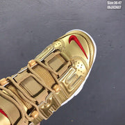 Nike Air More Uptempo Gold Sneakers 09JXD607