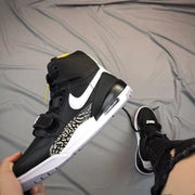 Air Jordan Legacy 312 High-Top Sneakers Black and White