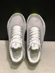 On Cloudnova Form 2 Sneakers, Grey and Fluorescent Green