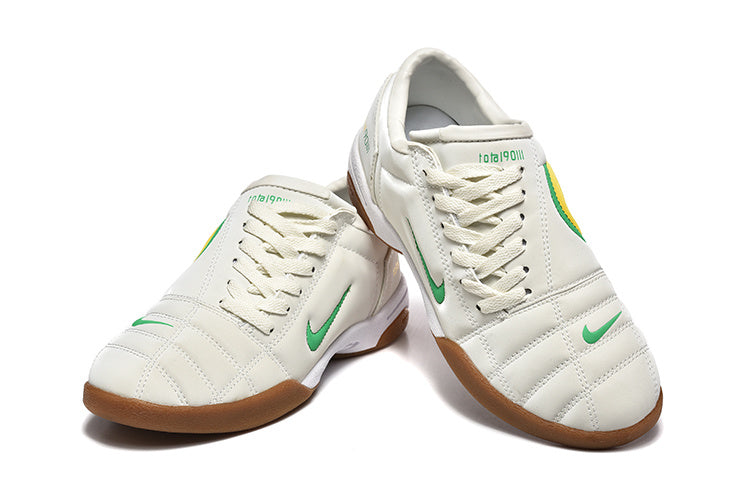 Nike Total 90 Indoor Soccer Shoes Cream Green Gum