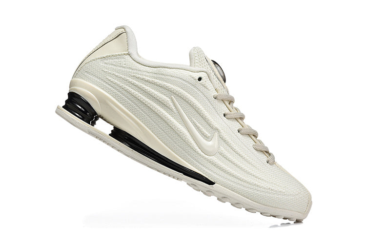 Nike Shox R4 Sneakers in Off-White