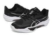 ASICS Black and White Court Sneakers