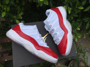 Jordan Air Jordan 11 Low Sneakers White Red