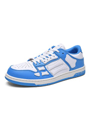 AMIRI Low-Top Sneakers in Blue and White MFS003-462