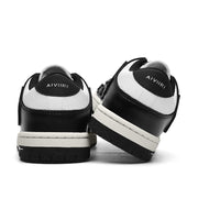Aiviri Black and White Low-Top Sneakers FS003-004