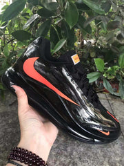 Nike Air Max 720 Sneakers Black and Bright Orange