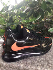 Nike Air Max 720 Sneakers Black and Bright Orange