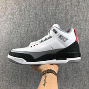 Jordan Air Jordan 3 White Grey Black Red Sneakers
