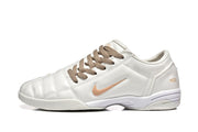 Nike Tiempo 90 White and Pale Yellow Sneakers