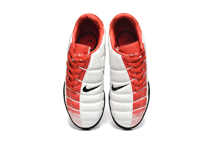 Nike Total 90 Indoor Soccer Shoes White and Red