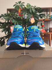 ASICS GEL-NIMBUS 16 Sneakers, Blue and Neon Yellow