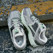 Nike Air Zoom Vomero 5 Sneakers in Gray and Volt Green