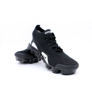Nike Air VaporMax 2018 Black White Knit Sneakers 942842-010