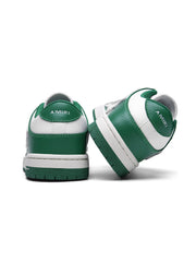 AIMIR Green and White Low-Top Sneakers FS003-344