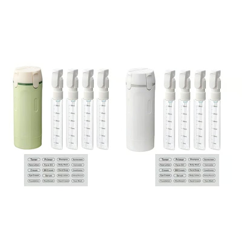 4-in-1 Leakproof Rotatable Travel Dispenser Set