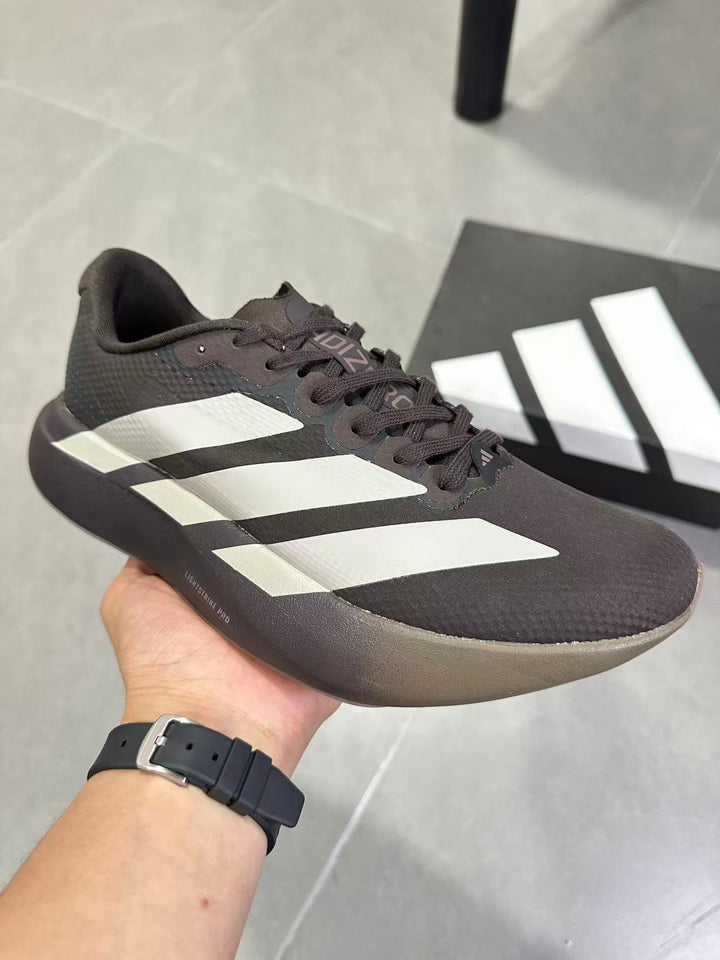 KJ2002 Gray Running Shoes with White Stripes