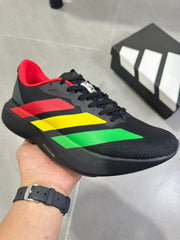Adidas Lightstrike Pro Running Shoes, Black Green Yellow Red KJ6160