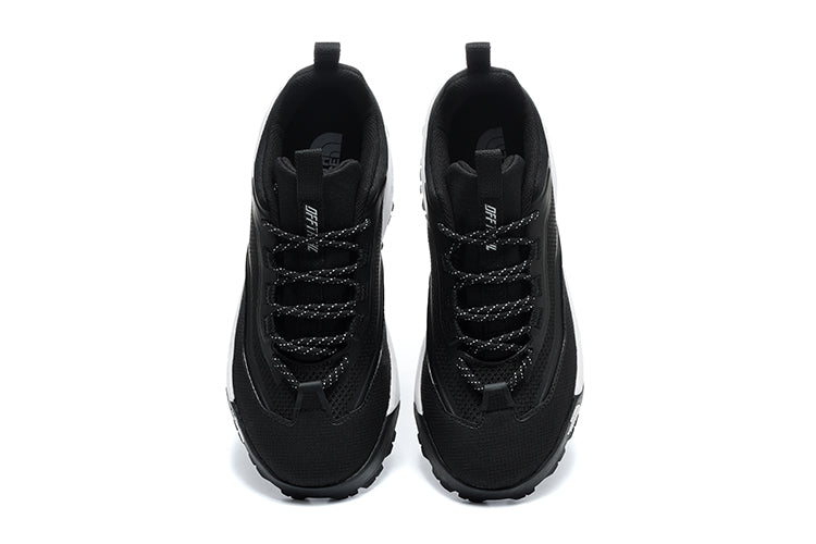 The North Face Black Trail Sneakers with White Midsole