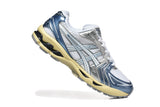 ASICS Gel-Kayano 14 Sneakers in Blue, Silver and White