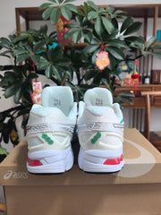 ASICS N12 White and Green Running Shoes