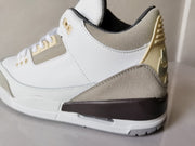 Air Jordan 3 Retro SP Sneakers in Sail and Grey
