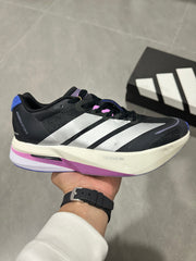 adidas Adizero Boston 13 Running Shoes Black White Purple