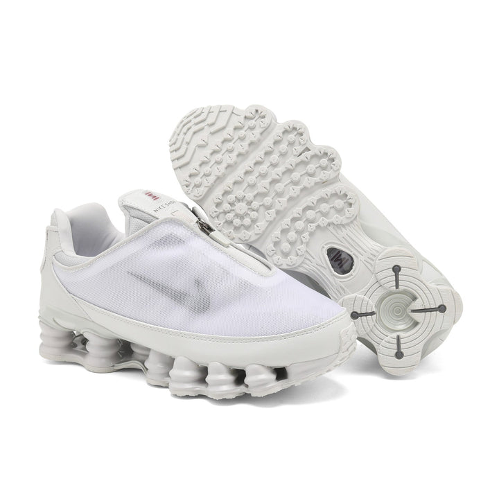 Nike Shox TL White and Grey Sneakers