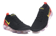 Nike Air VaporMax Flyknit 2 Black and Yellow Sneakers