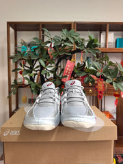 ASICS F2 Sneakers in Silver and Red