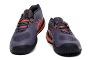 ASICS Gel-Resolution Tennis Shoes Violet and Orange
