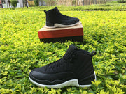Jordan Air Jordan 12 Black Nylon High-Top Sneakers