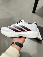 Adidas Lightstrike Pro Running Shoes White Burgundy JQ4566