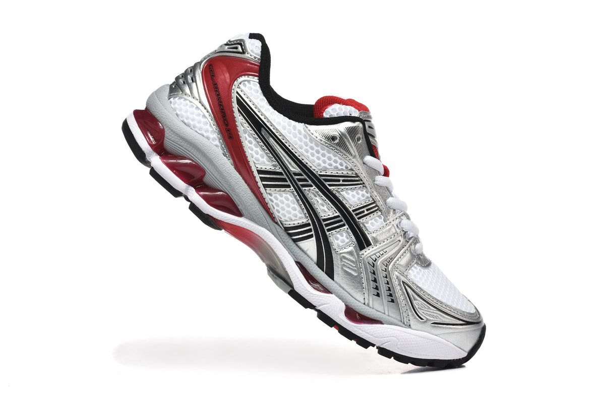 ASICS Gel-Kayano 14 Sneakers Silver White Red