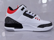 Air Jordan 3 Retro SE White Cement Fire Red Sneakers