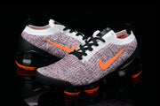 Nike Air VaporMax Flyknit 3 Black White Orange Sneakers