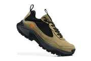 The North Face Suede-Style Trail Sneakers in Olive and Black
