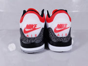 Air Jordan 3 Retro SE White Cement Fire Red Sneakers