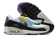 Nike Air Max 90 White Black Multicolor Sneakers DR9900-100