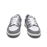 Gray and White Low-Top Sneakers MFS003-043