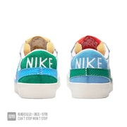 Nike Blazer Low 77 Sneakers White Blue Green