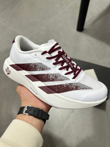 Adidas Lightstrike Pro Running Shoes White Burgundy JQ4566