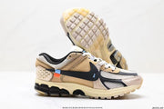 Nike Air Zoom Vomero 5 Running Shoes in Tan and Black