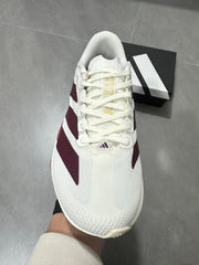 Adidas Lightstrike Pro Running Shoes in White and Burgundy