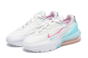 Nike Air Max 270 White and Aqua Pink Sneakers
