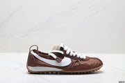 Jacquemus x Nike Jacumoon Sneakers in Brown and White