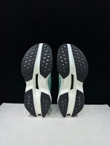 On Cloudboom Max Running Shoes, White and Light Blue