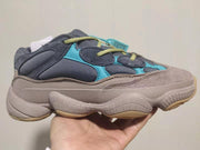 Adidas Yeezy 500 FV2105 Sneakers in Gray and Turquoise